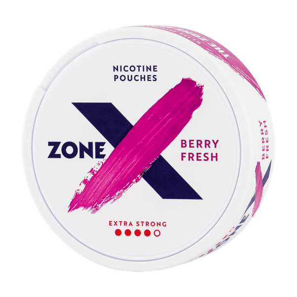 Poches de nicotine ZoneX Berry Fresh Extra Strong