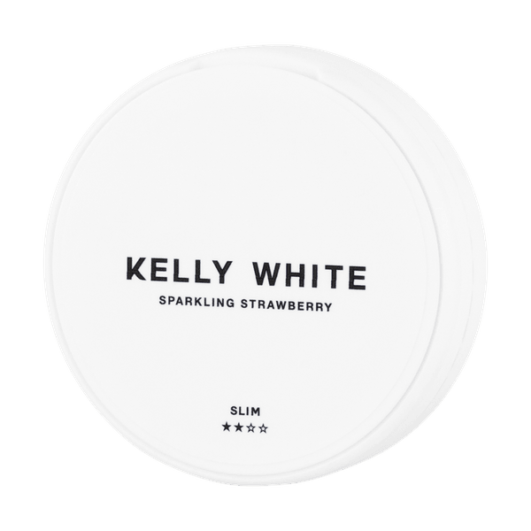 Kelly White Sparkling Strawberry nikotino maišeliai