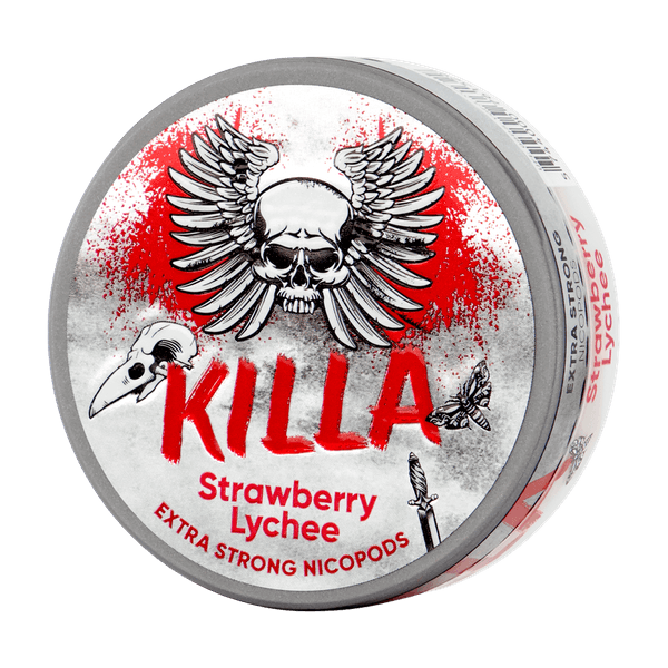 KILLA Strawberry Lychee nikotino maišeliai