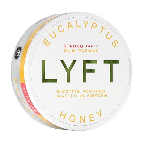 LYFT Eucalyptus & Honey Slim Strong nikotino maišeliai