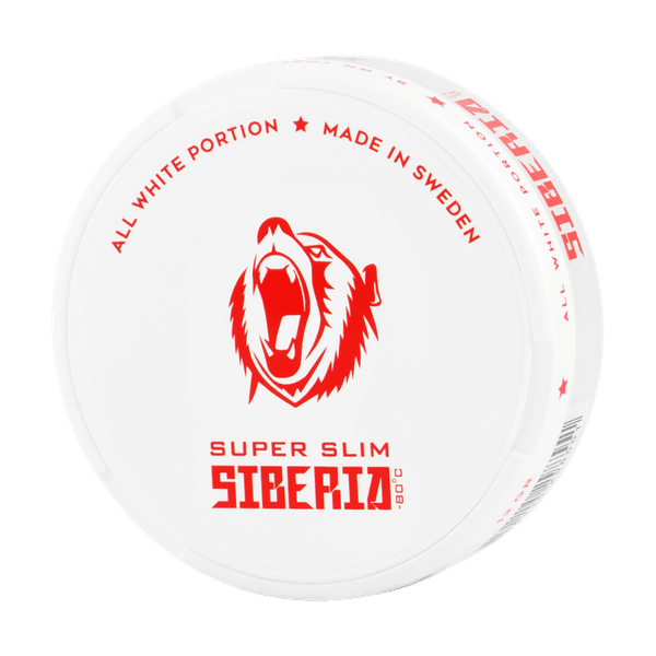 SIBERIA All White Super Slim nikotinposer