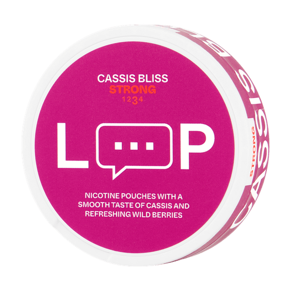 LOOP Cassis Bliss Strong nikotinposer