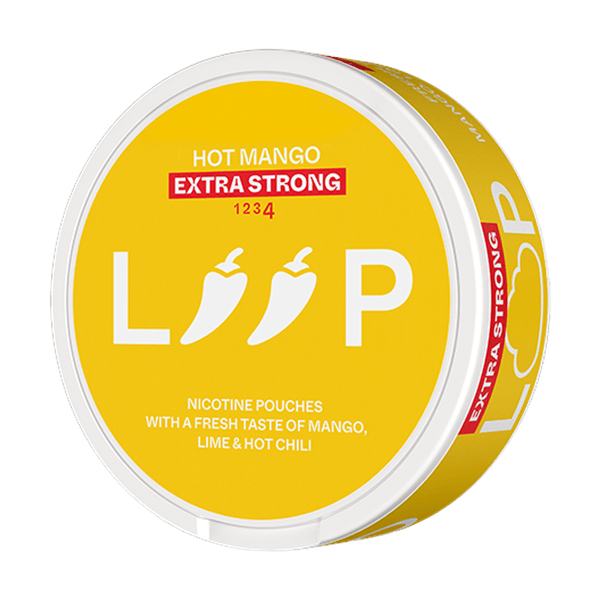 LOOP Hot Mango Xtra strong nikotino maišeliai