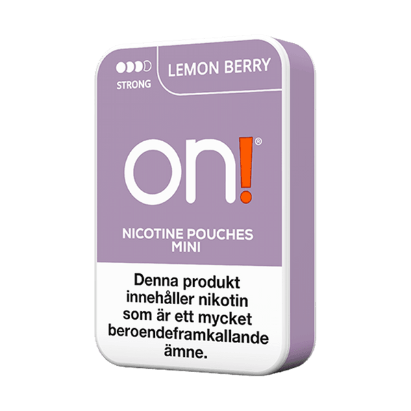 on! Lemon Berry Strong 6mg nikotino maišeliai