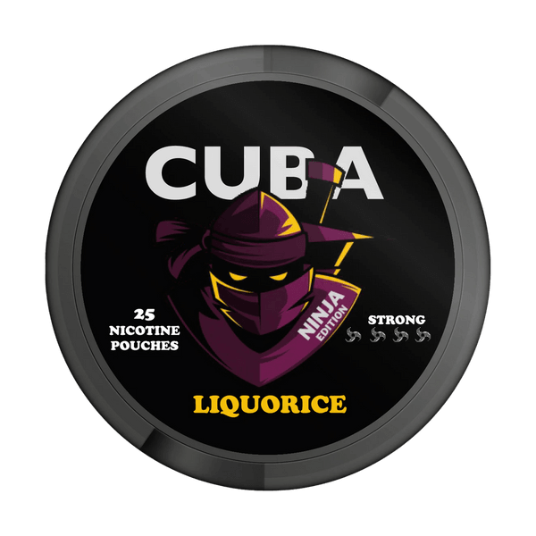 Nikotinové sáčky CUBA Ninja Liquorice