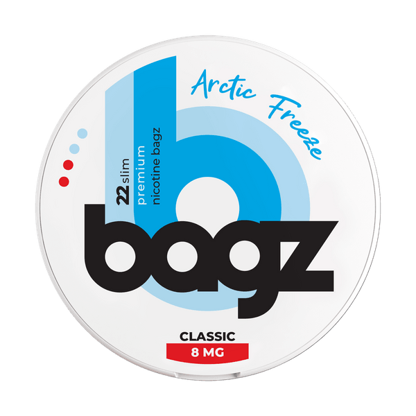 Bagz Bagz Arctic Freeze 8mg nikotino maišeliai