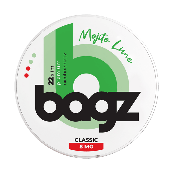 Bagz Bagz Mojito Lime 8mg nikotino maišeliai