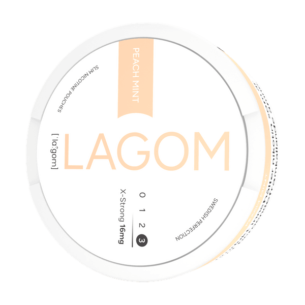 LAGOM Peach Mint 16mg nikotiinipussit