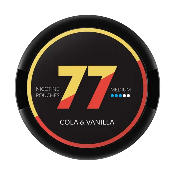 77 77 Cola & Vanilla Medium nikotino maišeliai