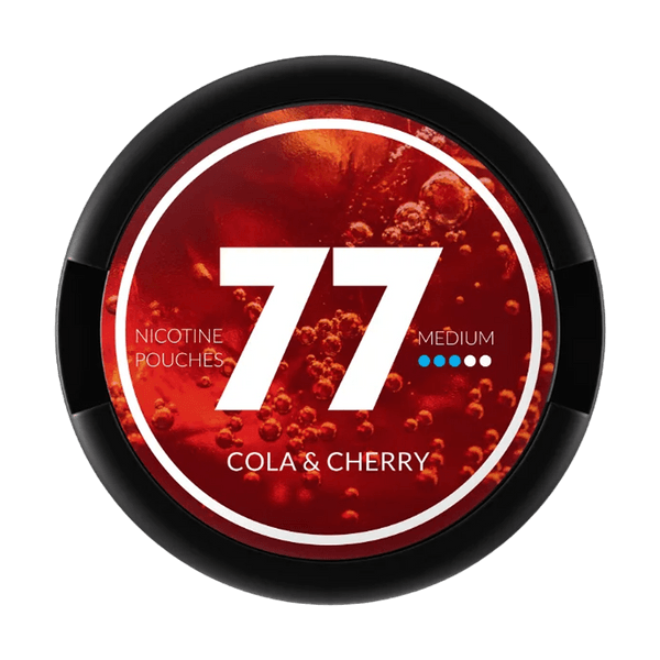 77 77 Cola Cherry Medium nikotino maišeliai