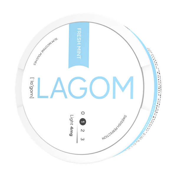 LAGOM Lagom Fresh Mint Light 4mg nikotino maišeliai