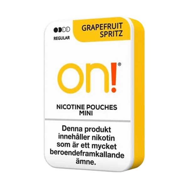 on! On! Grapefruit Spritz 9mg nikotino maišeliai