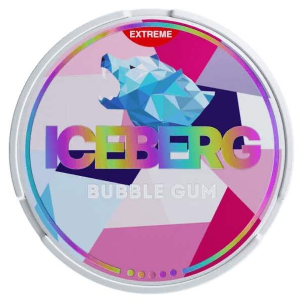 Nikotinové sáčky ICEBERG Bubble Gum Extreme