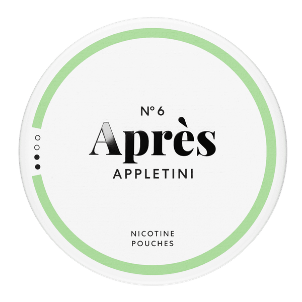 Après Après Appletini nikotino maišeliai