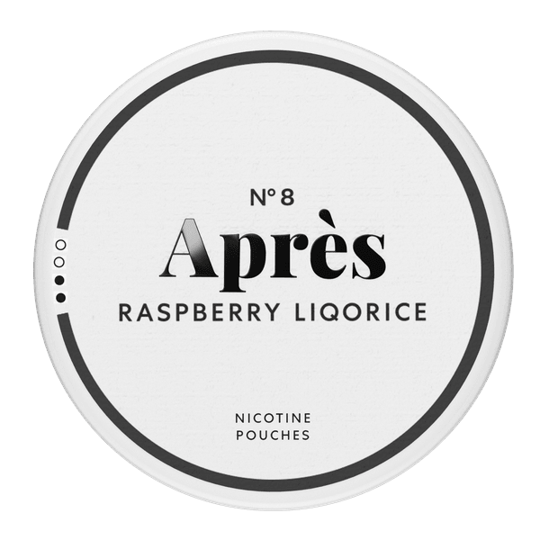 Après Après Raspberry Liqorice Extra Strong nikotino maišeliai