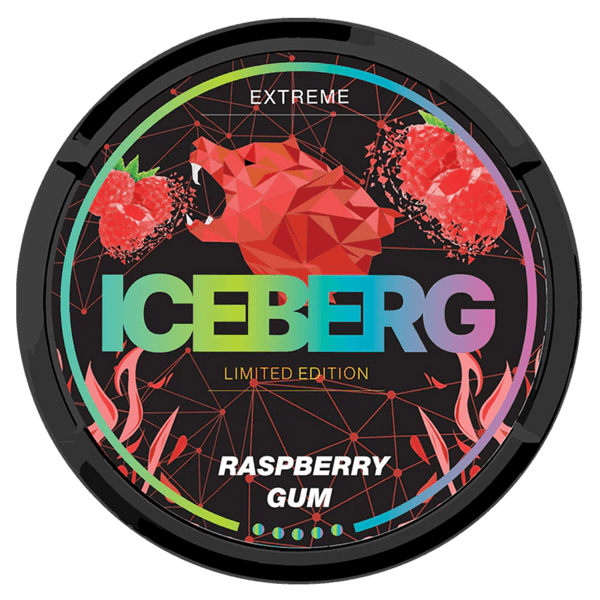 ICEBERG ICEBERG Raspberry Gum Extreme nikotino maišeliai