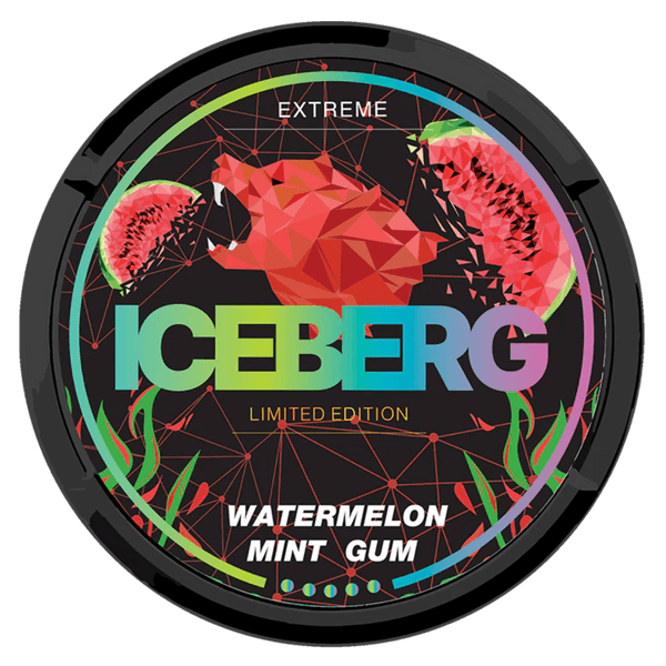 ICEBERG Watermelon Mint Gum Extreme nikotinposer