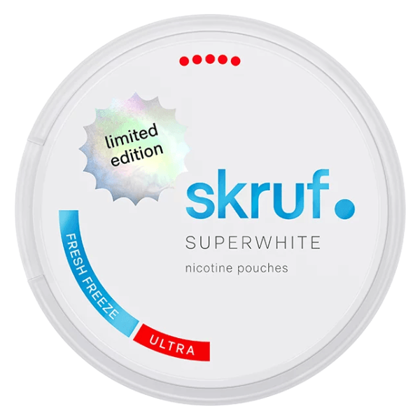 Poches de nicotine SKRUF SKRUF Superwhite Fresh Freeze