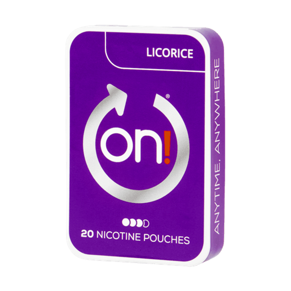 on! Liquorice Mini Dry 6mg nikotino maišeliai