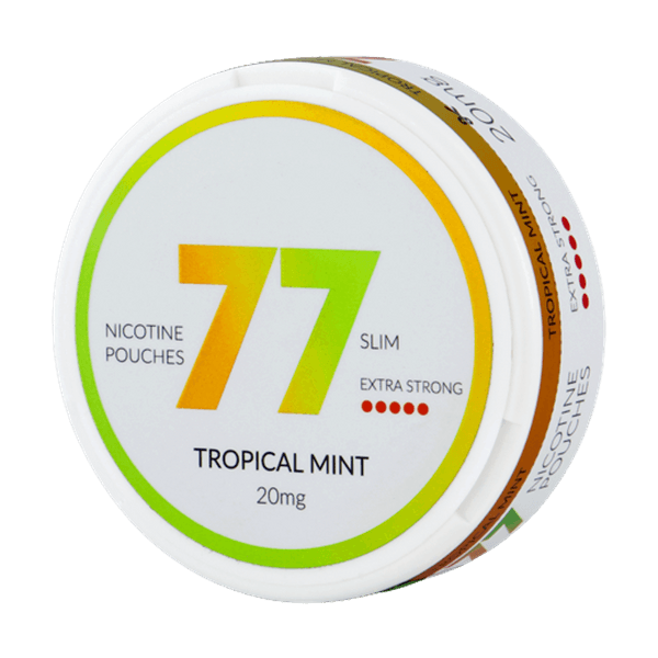 Poches de nicotine 77 Tropical Mint 20mg