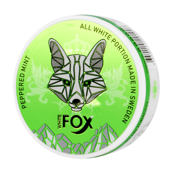 Pouches de nicotina WHITE FOX Peppermint